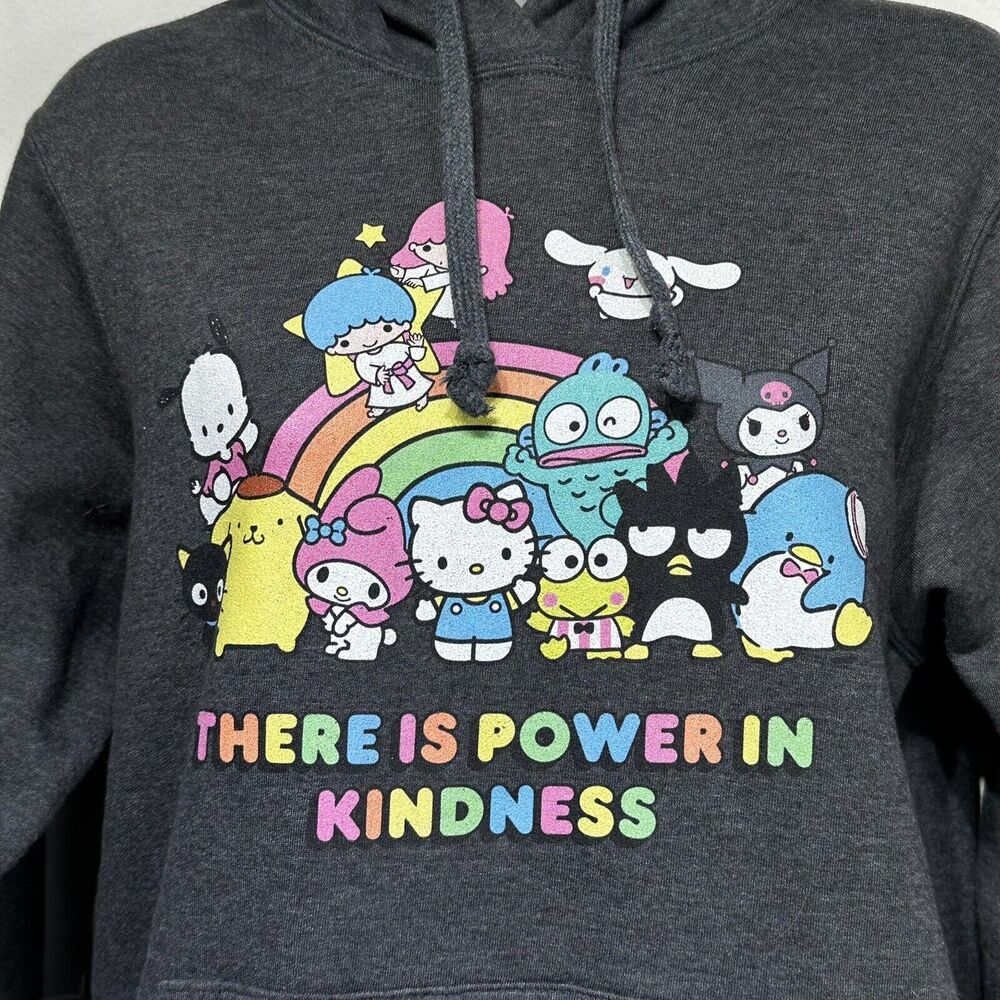 Hello Kitty and Friends There is Power in Kindness Hoodie Size S - Picture 2 of 6